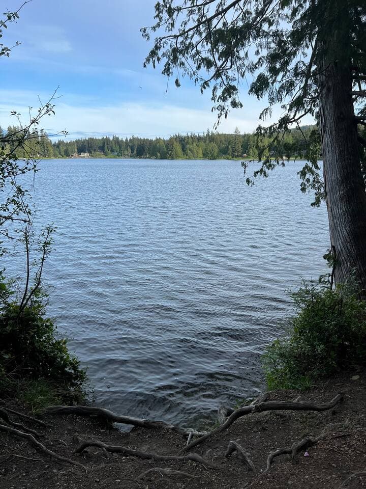 Wildcat lake is a short walk away.  Visible from the trails on the property.
