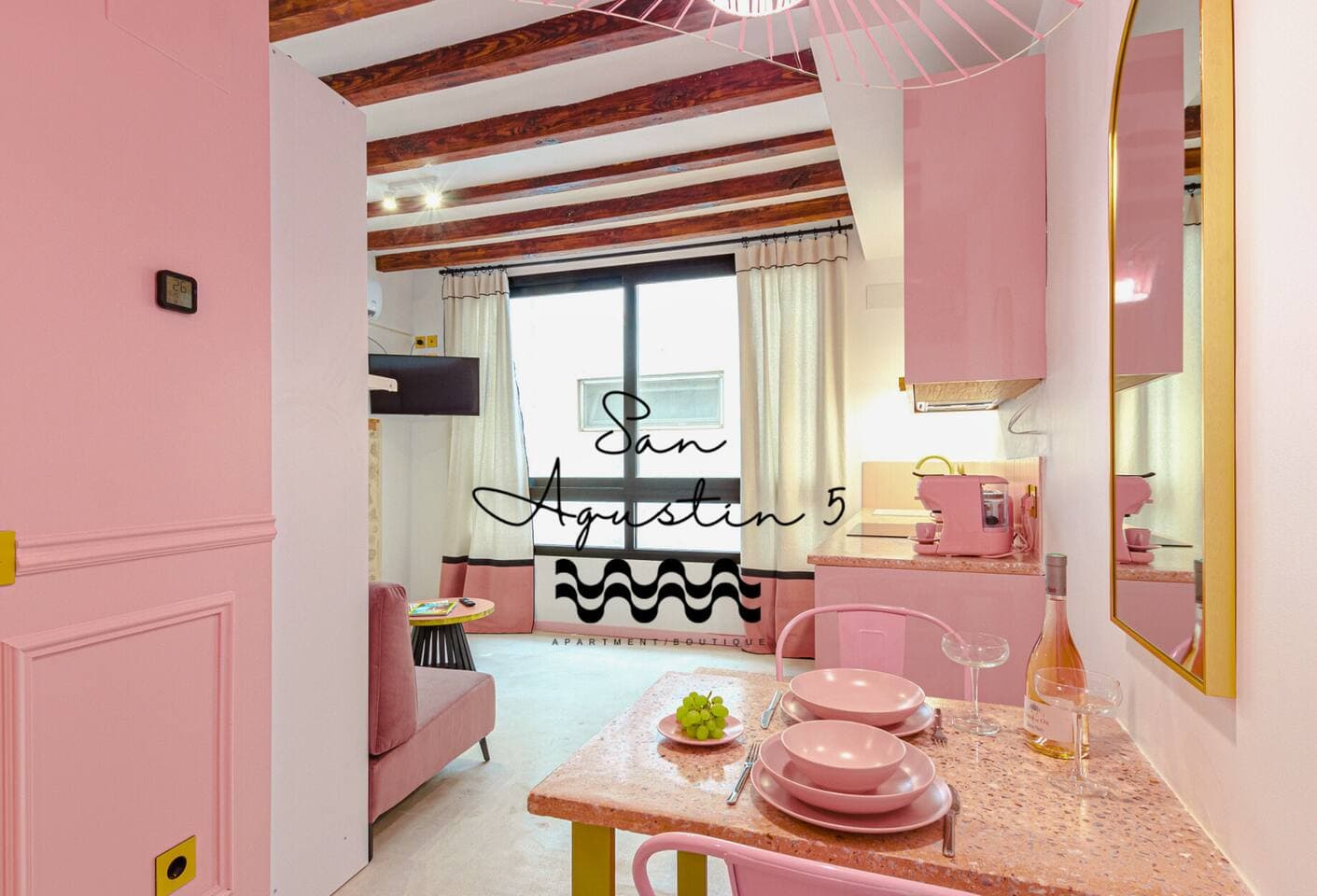 Studio Glamour Rose centre historique Alicante