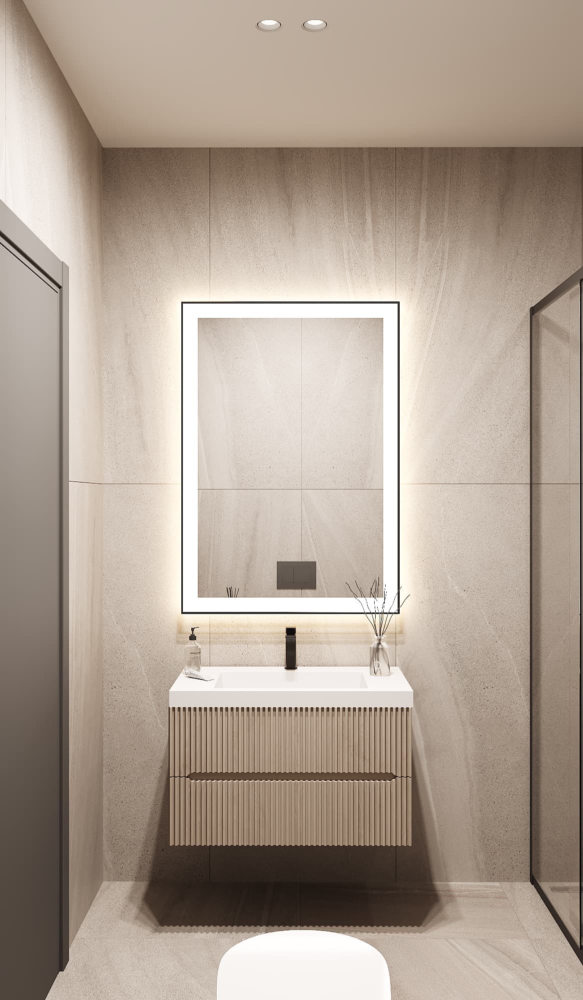 Bathroom - Sink & Mirror