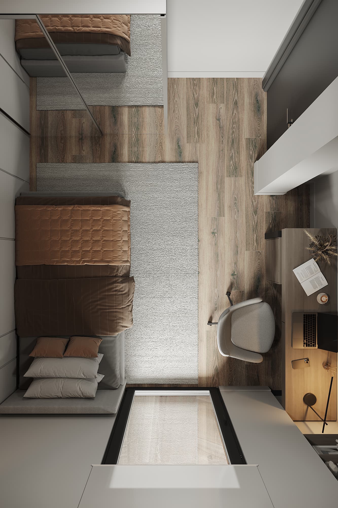Guest Bedroom - Top view