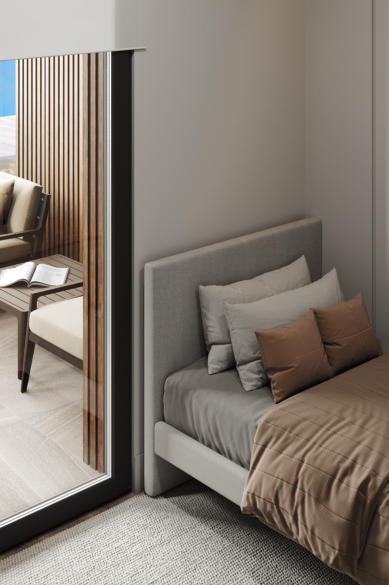Guest Bedroom - Adjoining terrace
