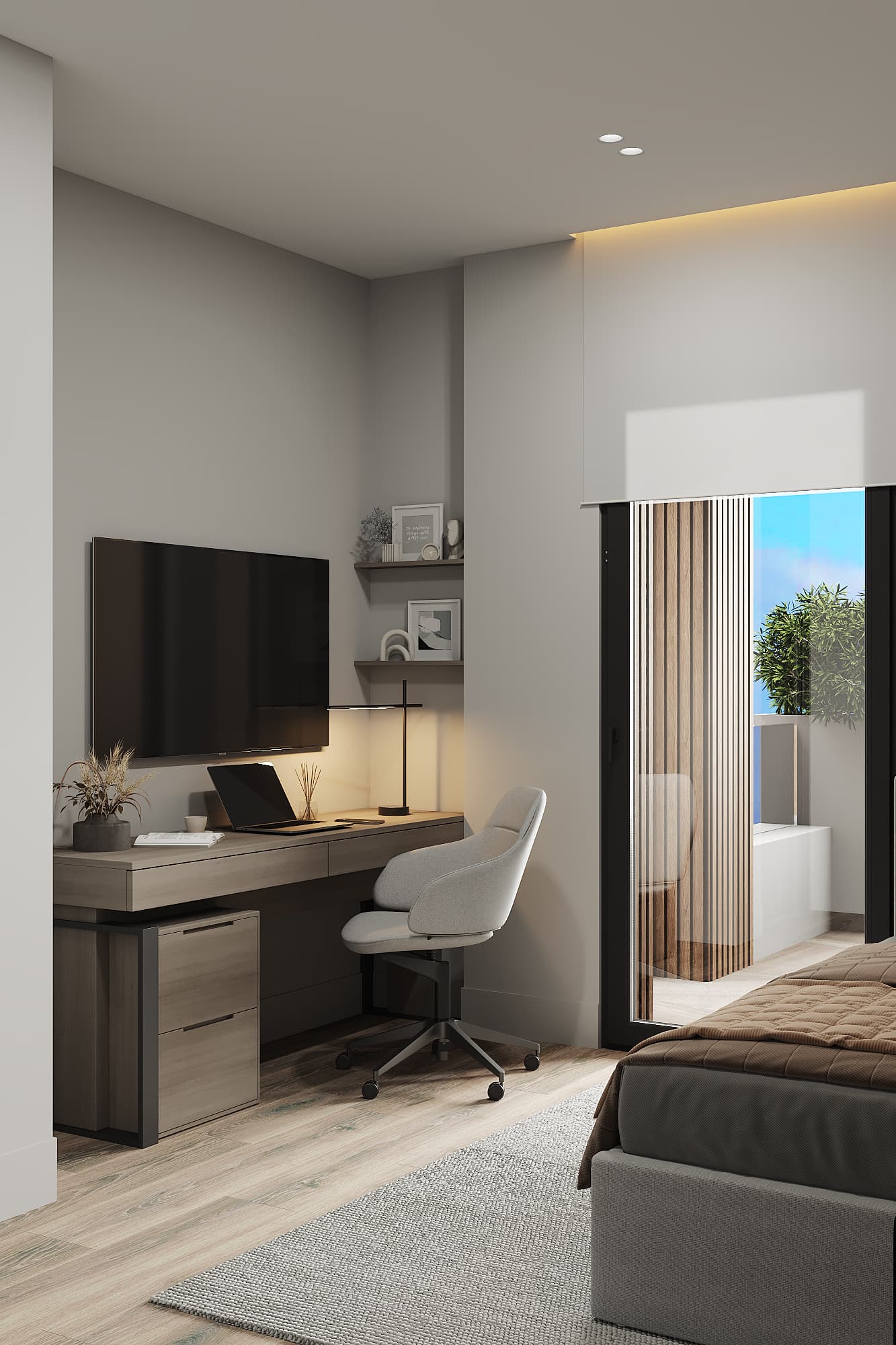 Guest Bedroom - Work space