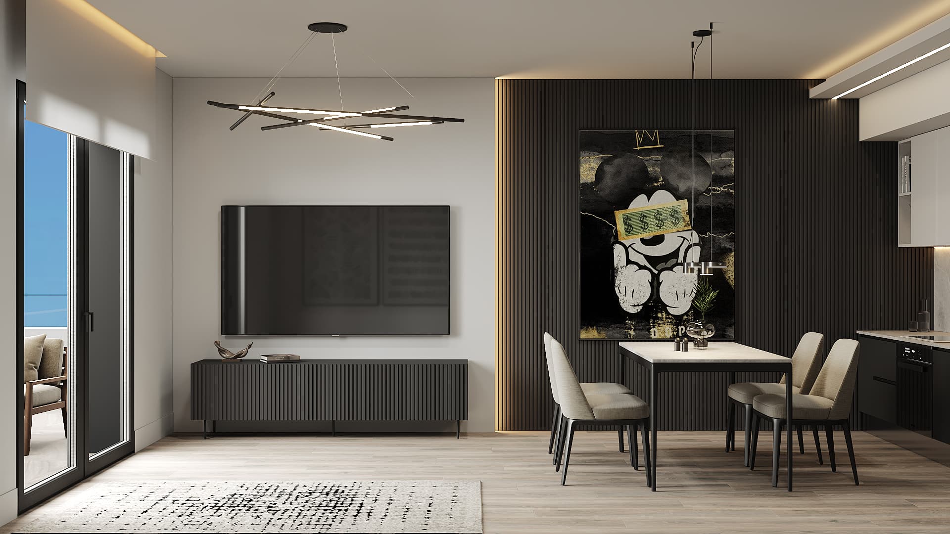 Living Area - Adjoining terrace - Vacation Vibes!