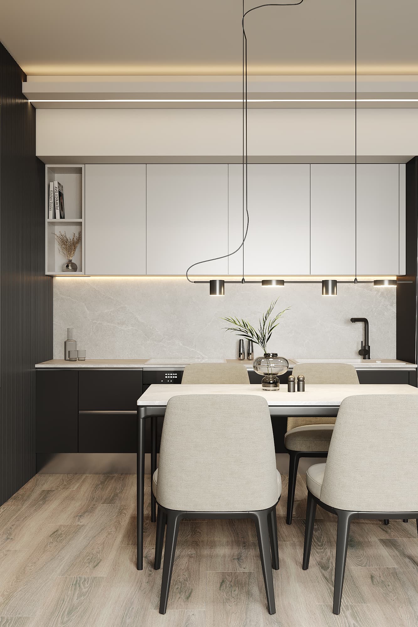 Dining Area and Kitchen