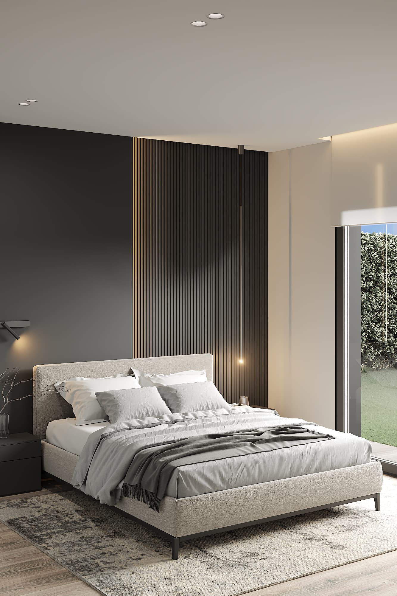 Master Bedroom - Plush King-Size bed