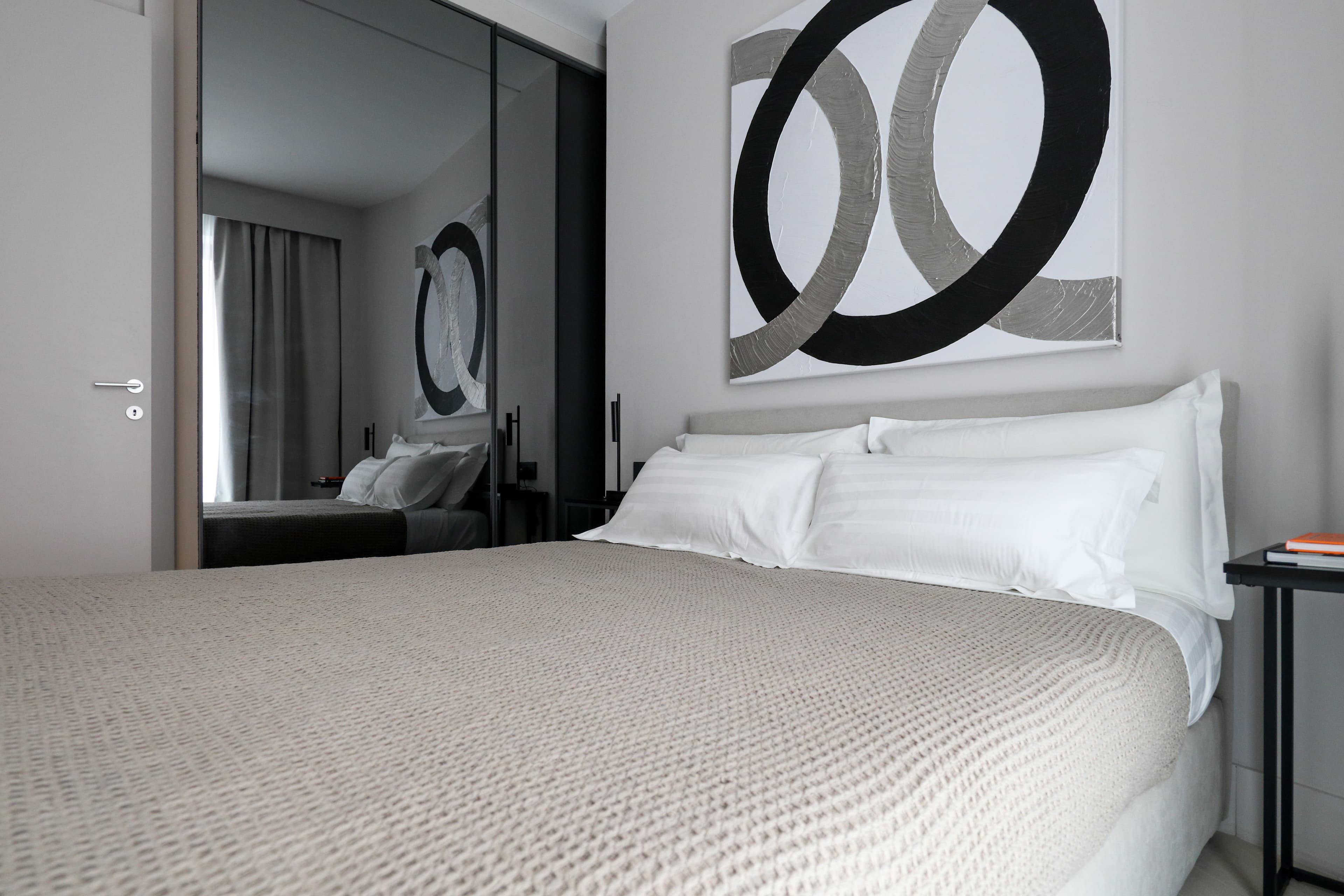 Our in-house laundry service takes care of the crisp white sheets