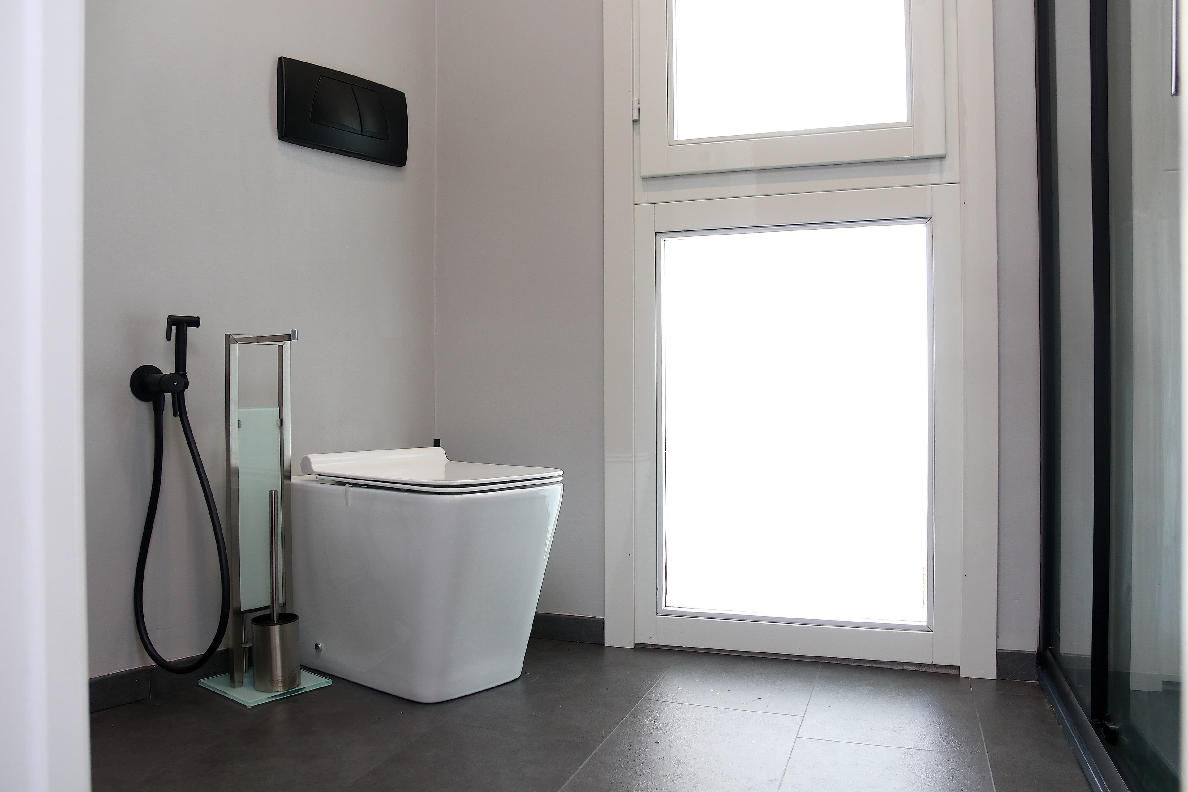 Luxurious bathroom with high-end finishes