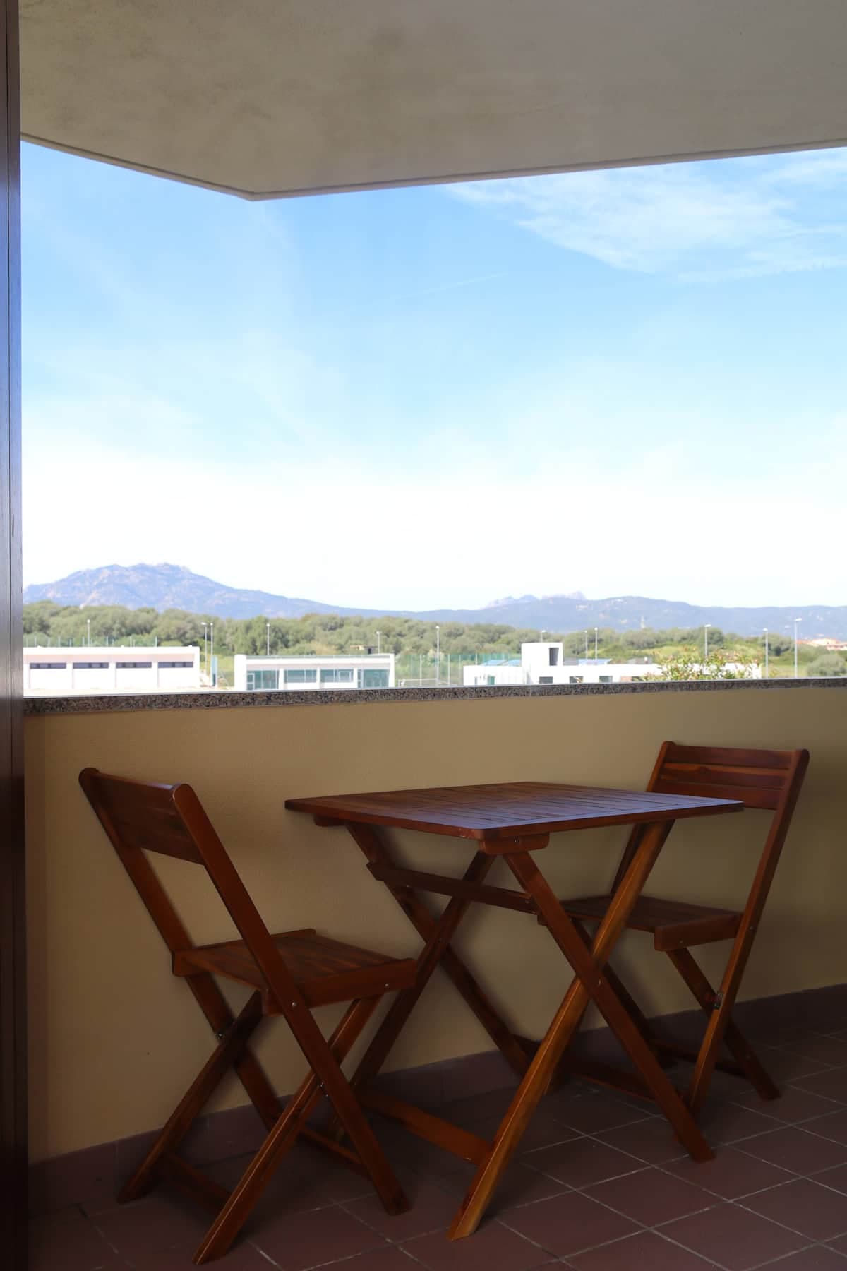 Terrace with a view of Olbia