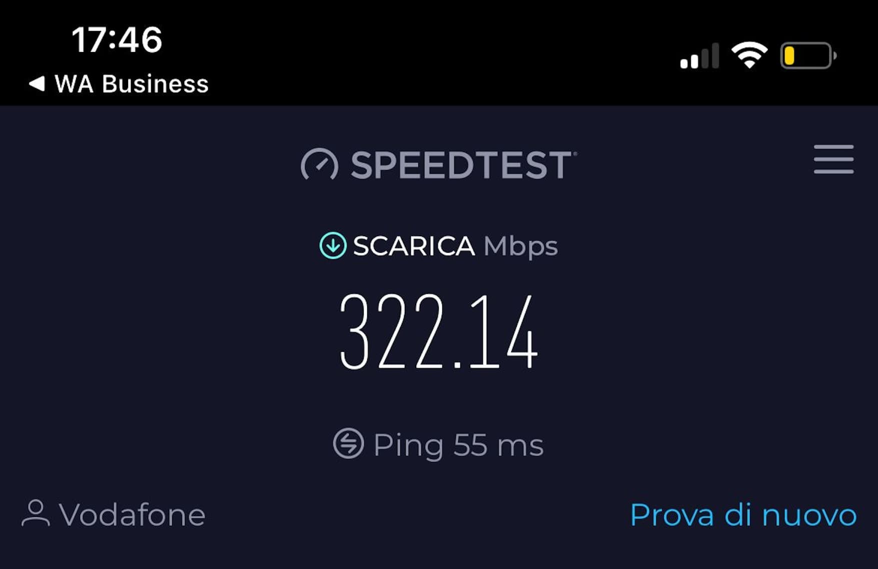 Wifi Speed - Cavour 41