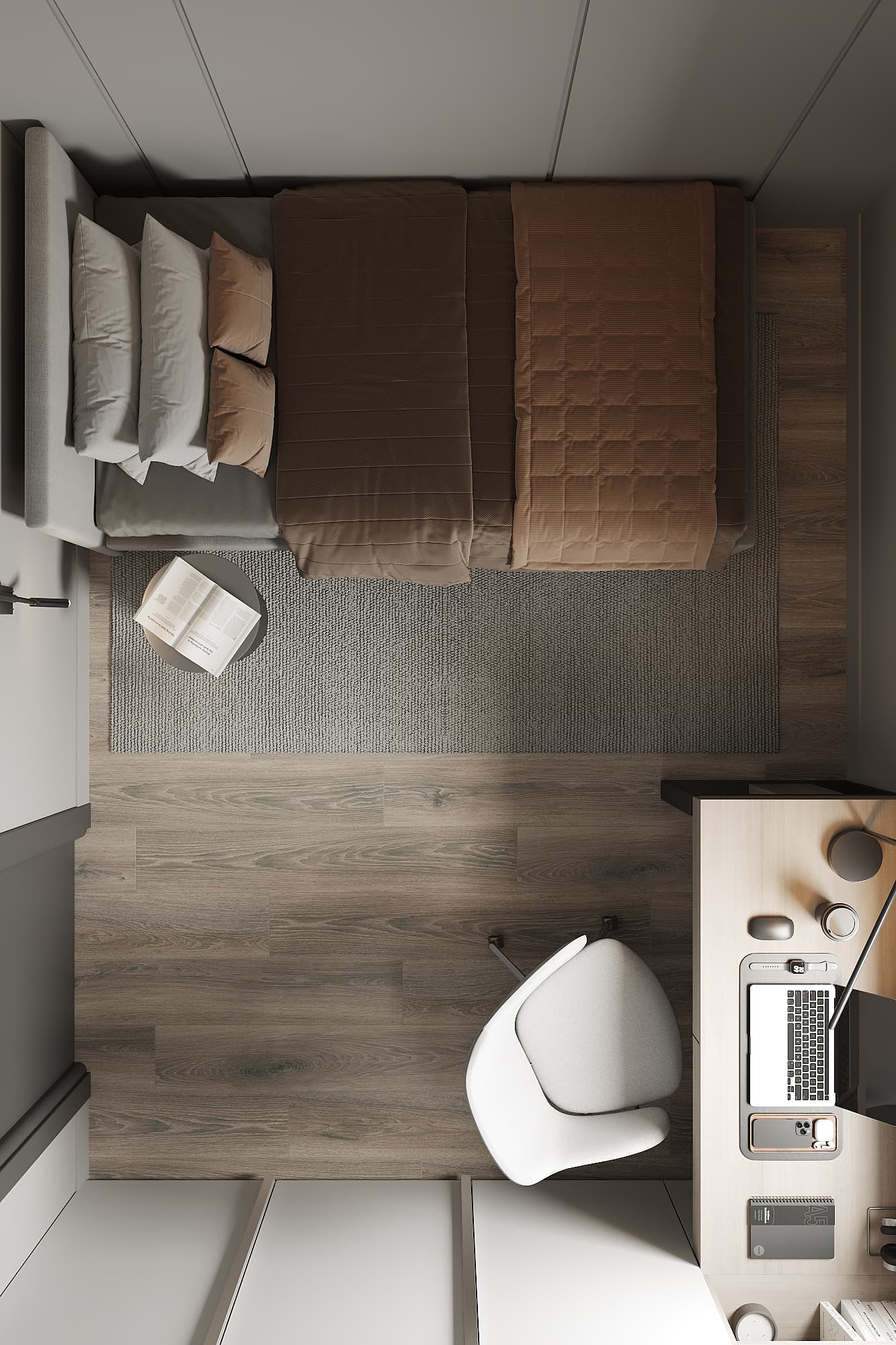 Guest Bedroom - Top view