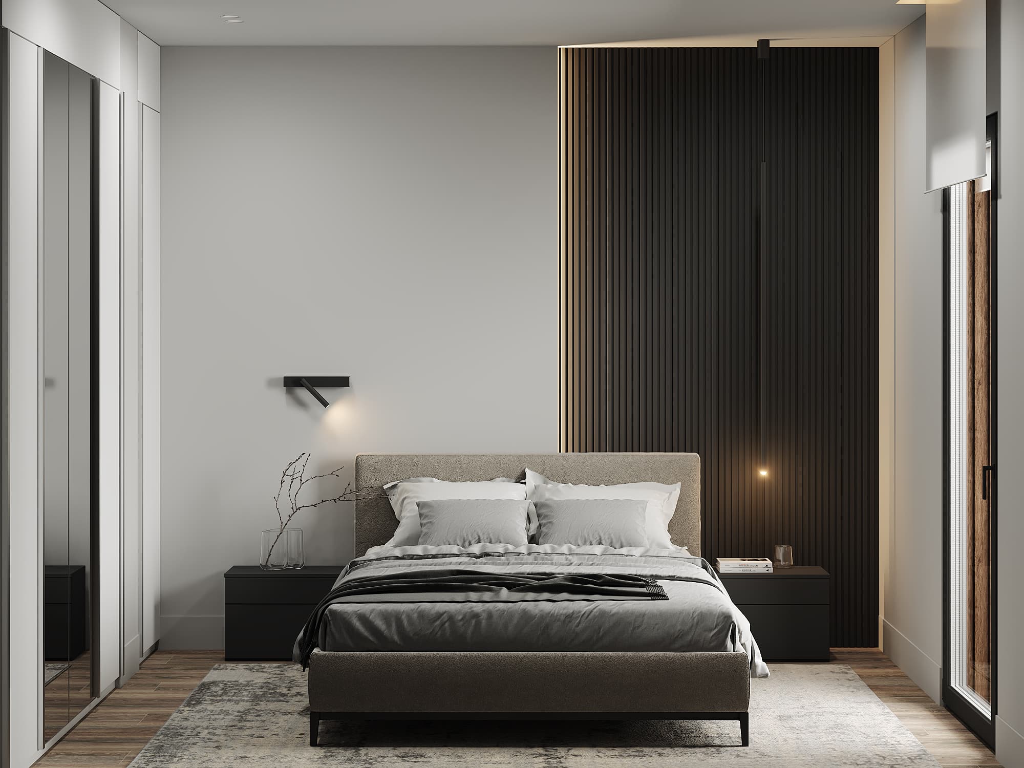 Bedroom - King-sized bed