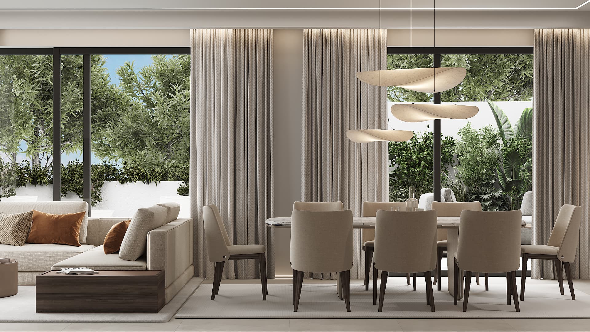 Designer furniture to make the space feel elegant