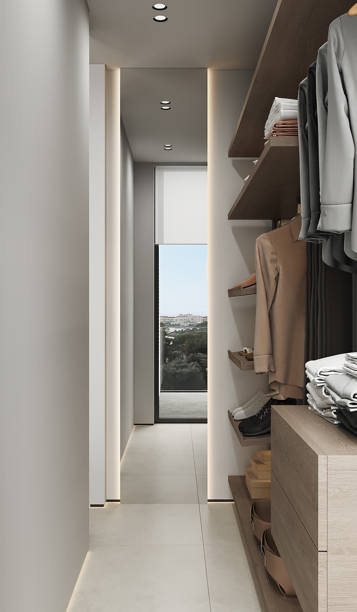 For all your storage needs, this walk-in closet has you covered!