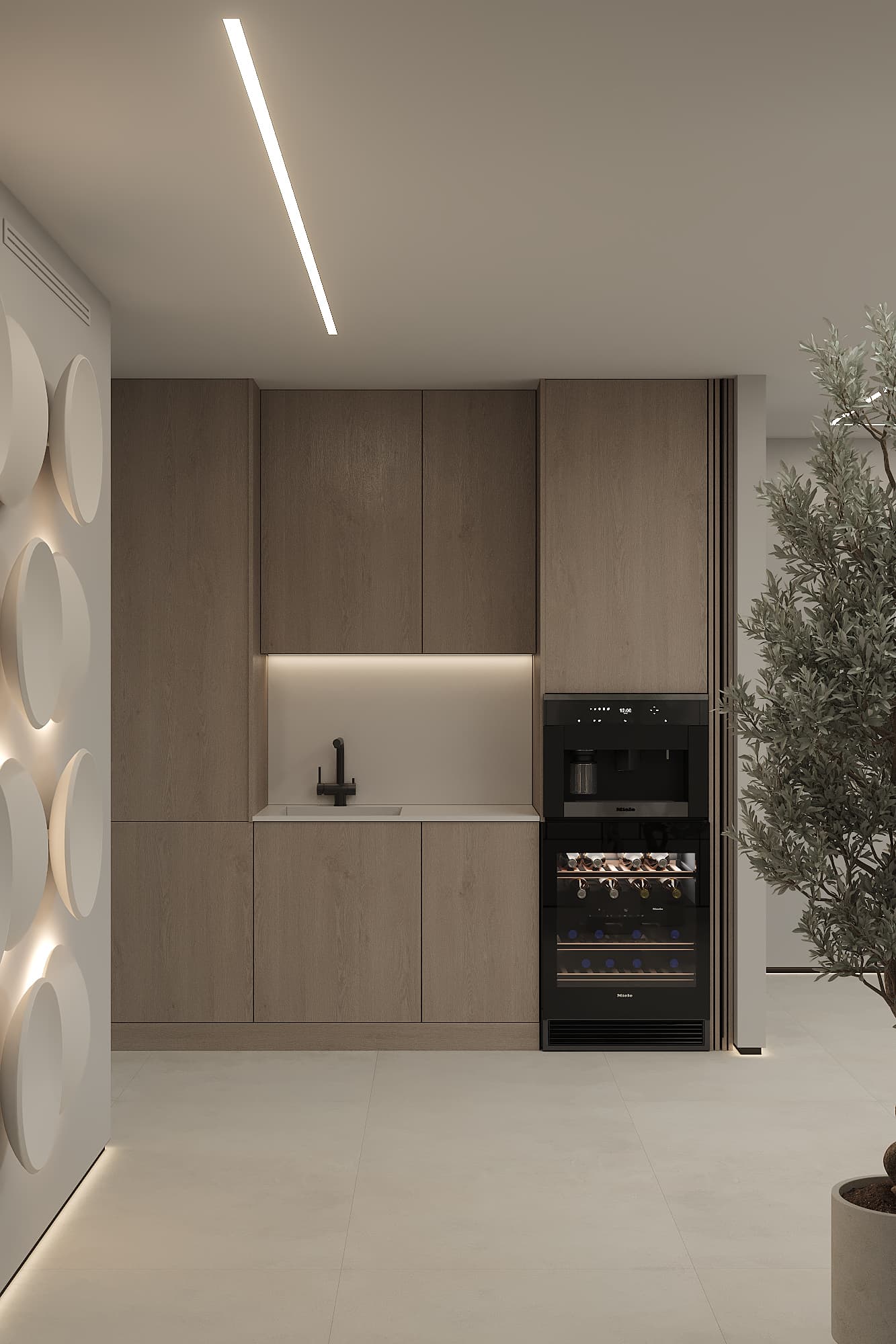 Complete with a kitchen
