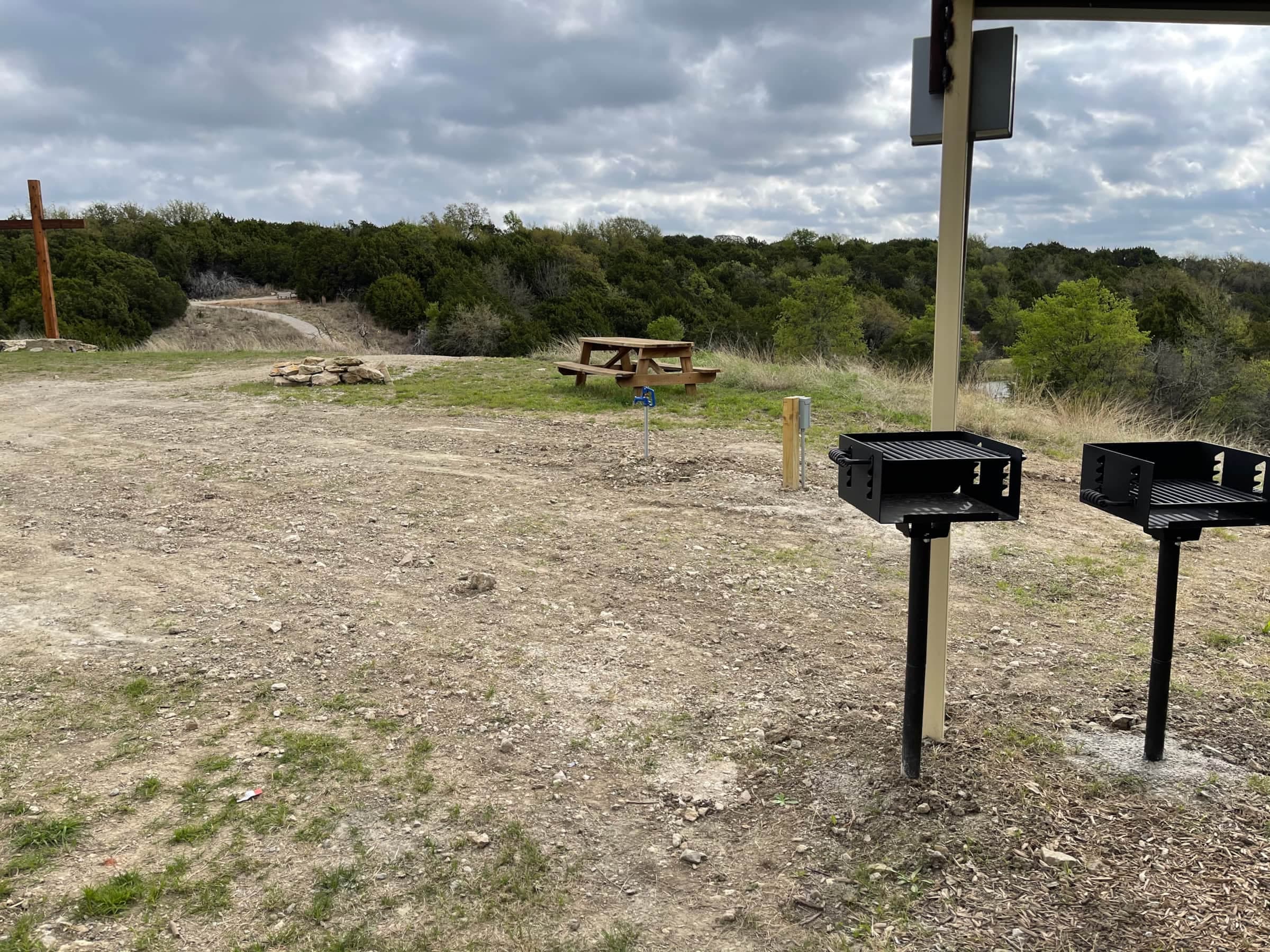 Lake Godstone Top of Dam Charcoal Grills