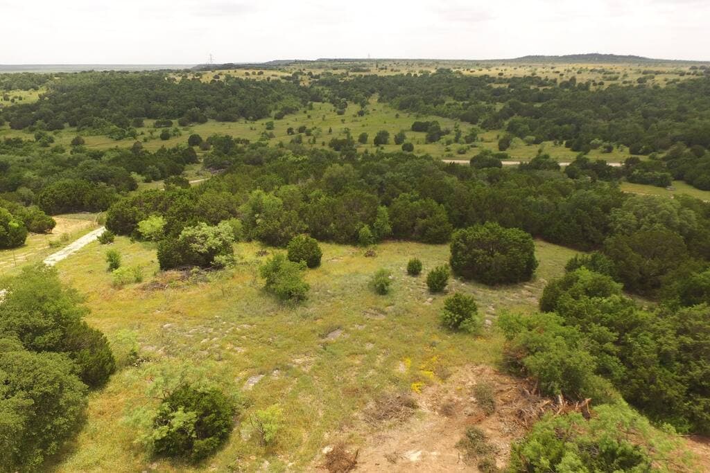 Ariel view of campground before it was built