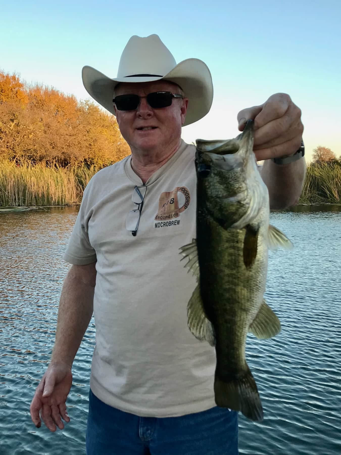 Bass fishing Lake Godstone
