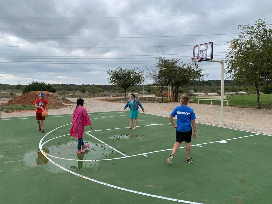 Lake Godstone Field House Basketball Court