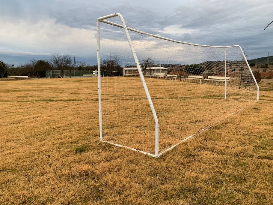 Lake Godstone Field House Soccer goal.