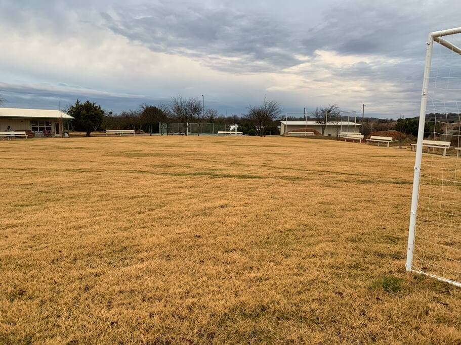Lake Godstone Field House Sports field.
