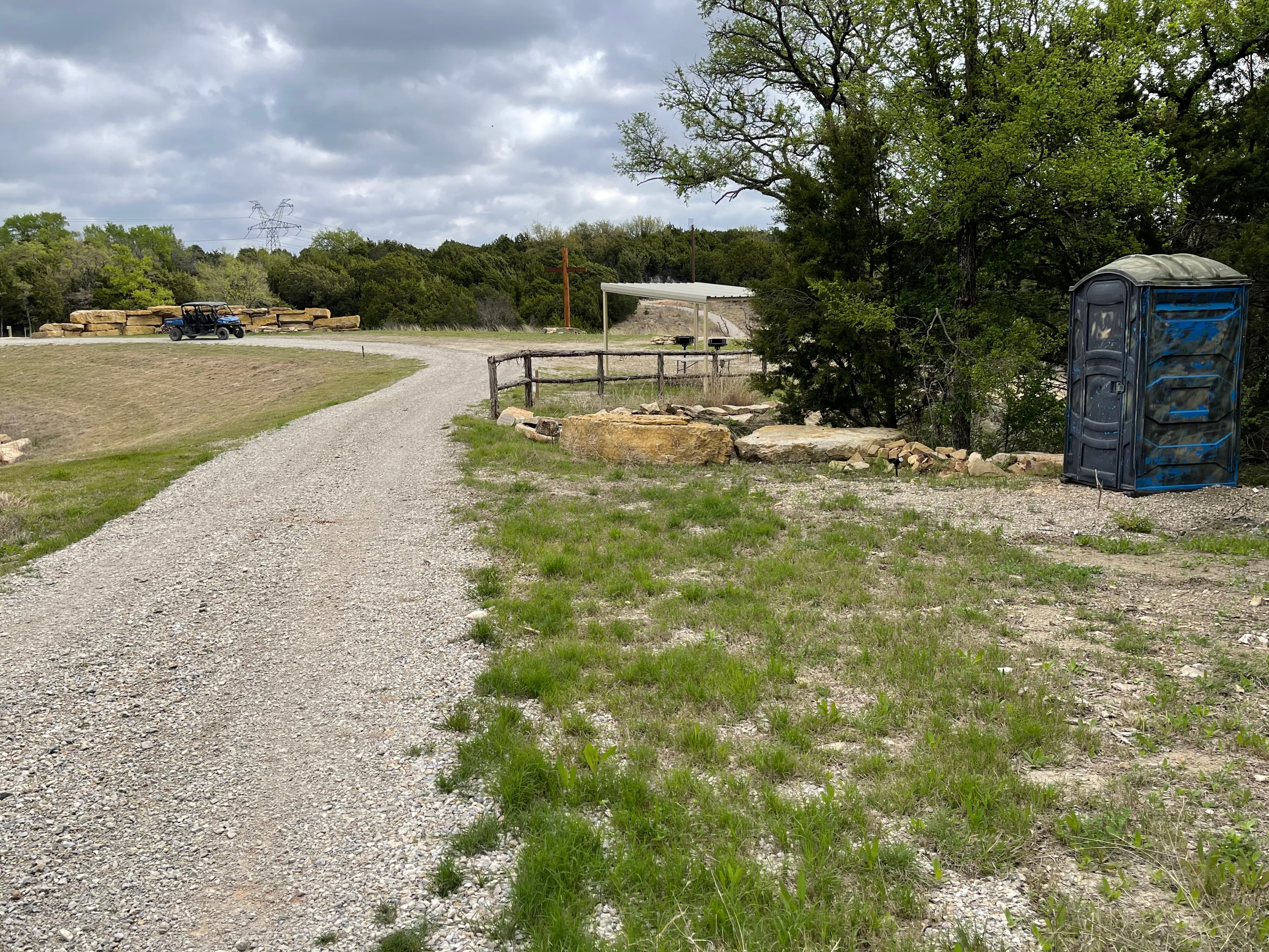 Lake Godstone Top of Dam Group Campground Potty