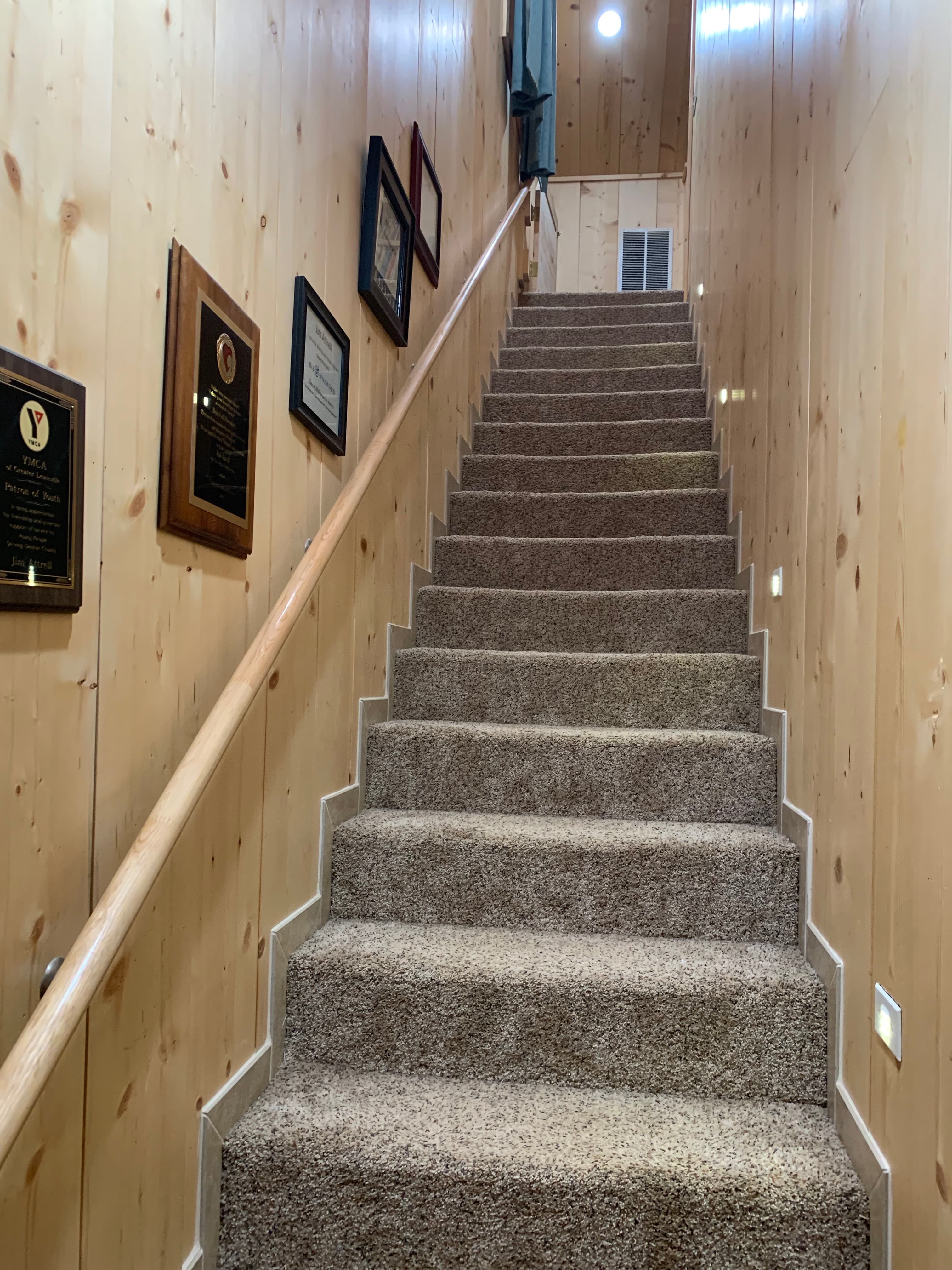 Lake Godstone Lodge stairs