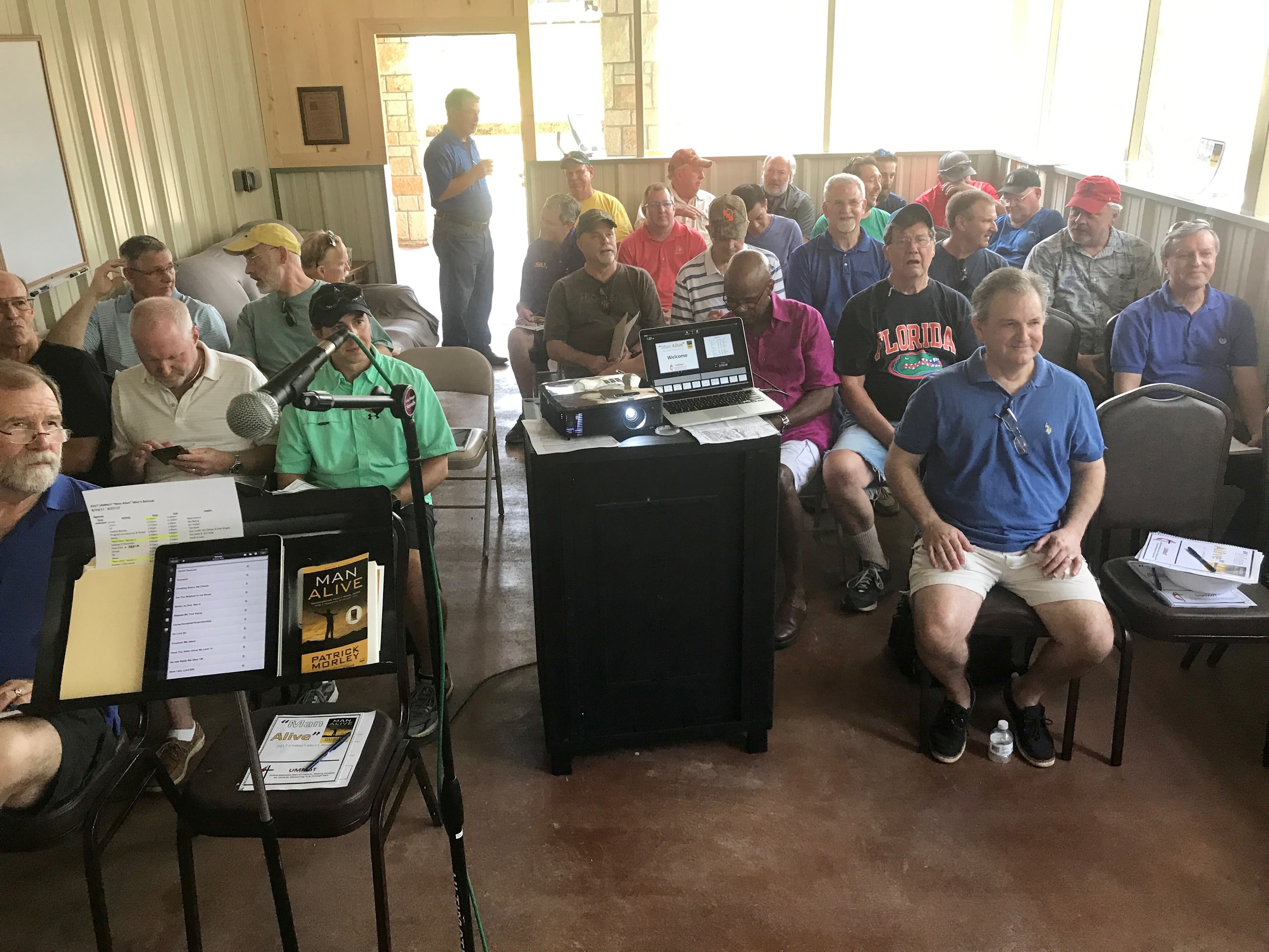Texas Church Retreat Lake Godstone Lodge classroom