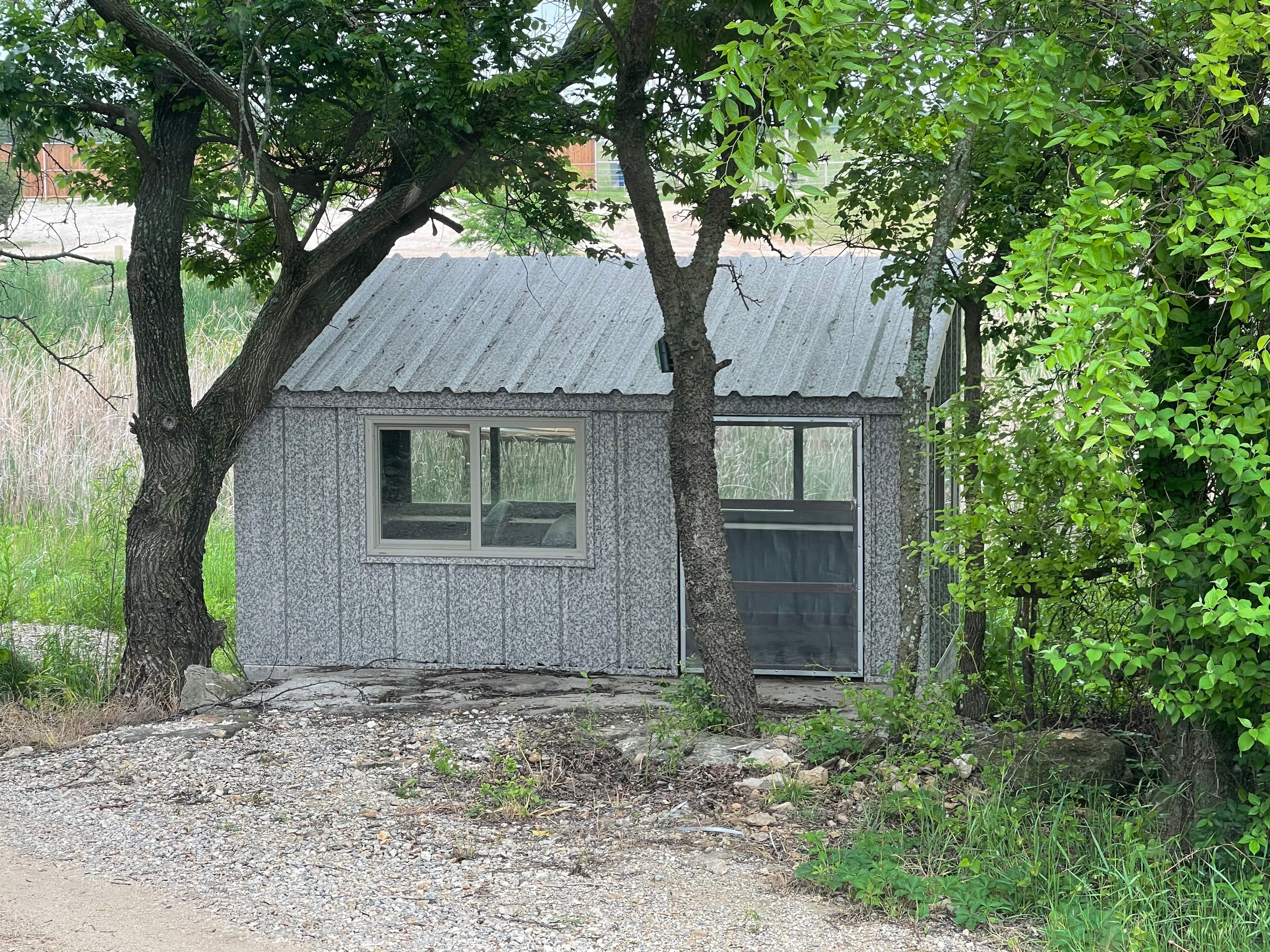Lake Godstone Bird view house
