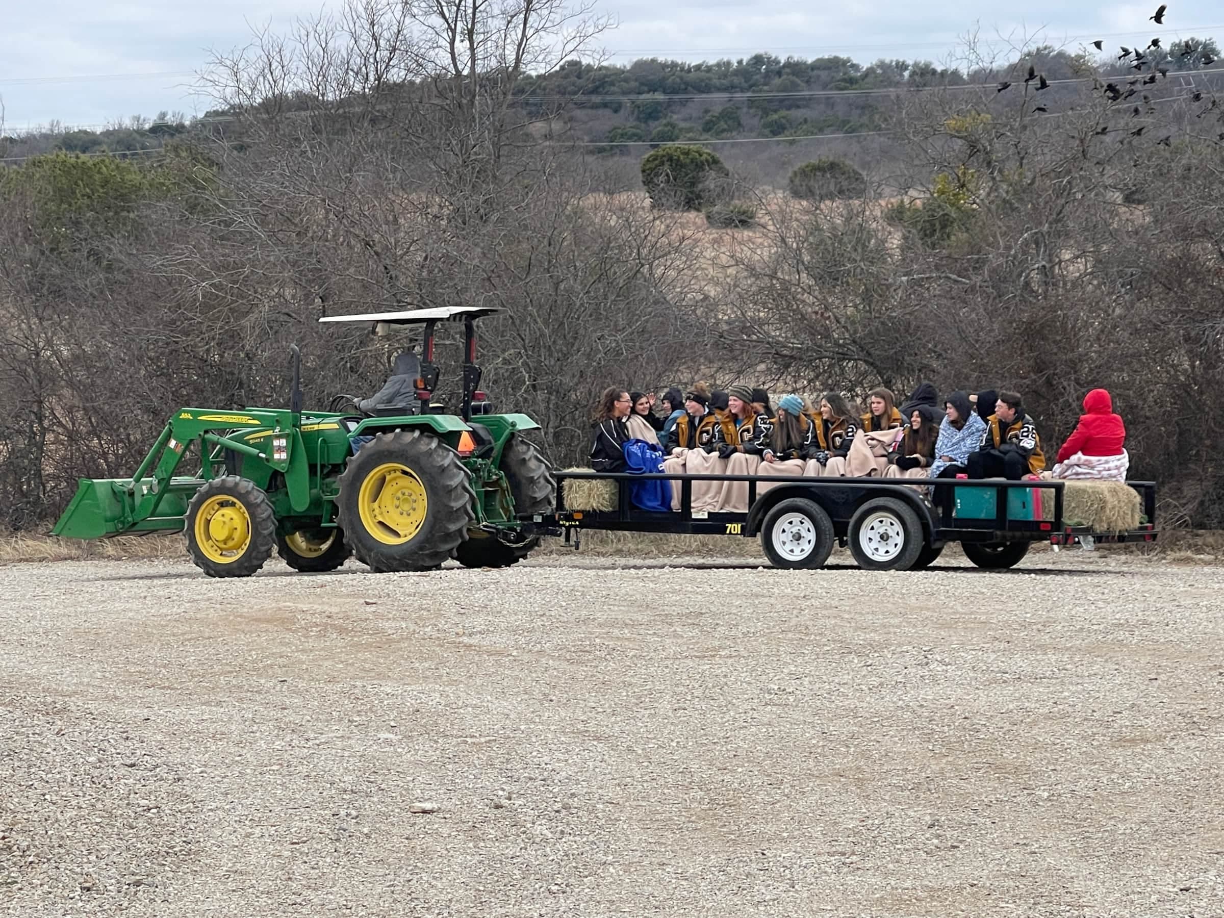 Lake Godstone Texas Family Reunion Hay Ride