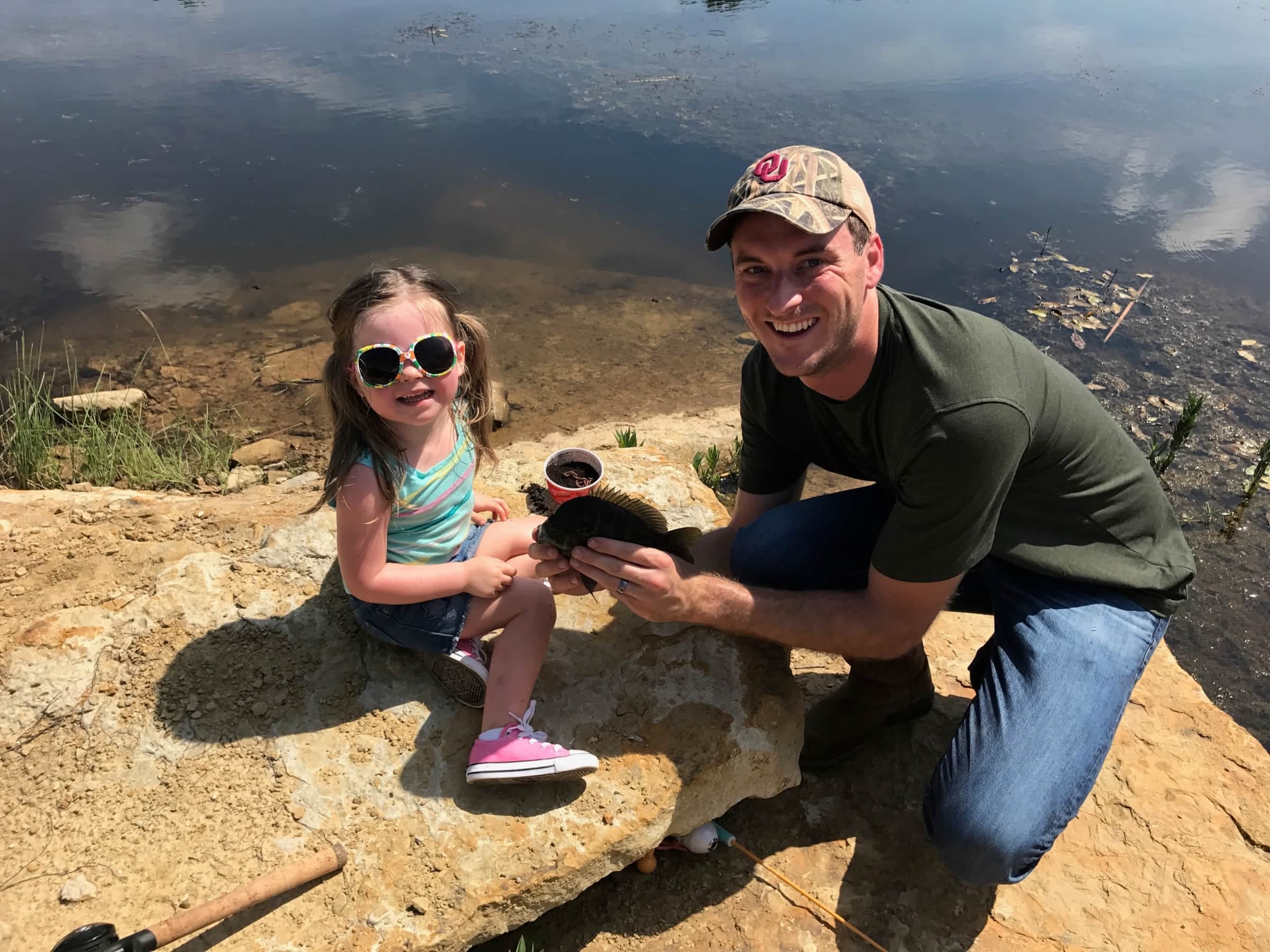 Fishing at Lake Godstone