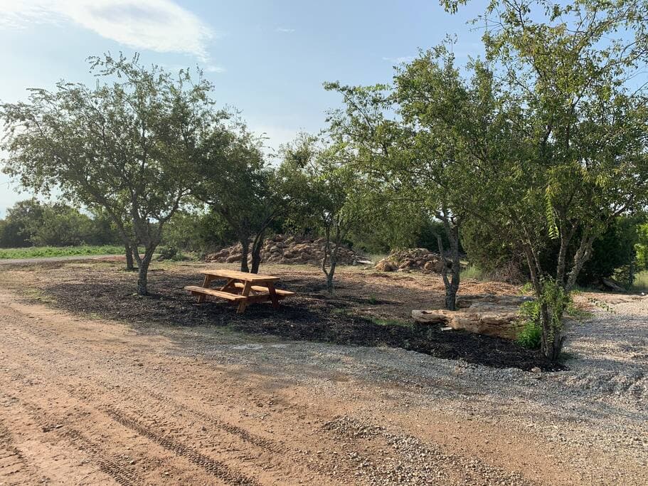 Lake Godstone Picnic area at sports complex.