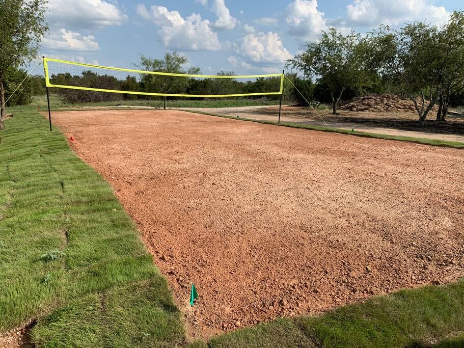 Lake Godstone Sand Volleyball court.