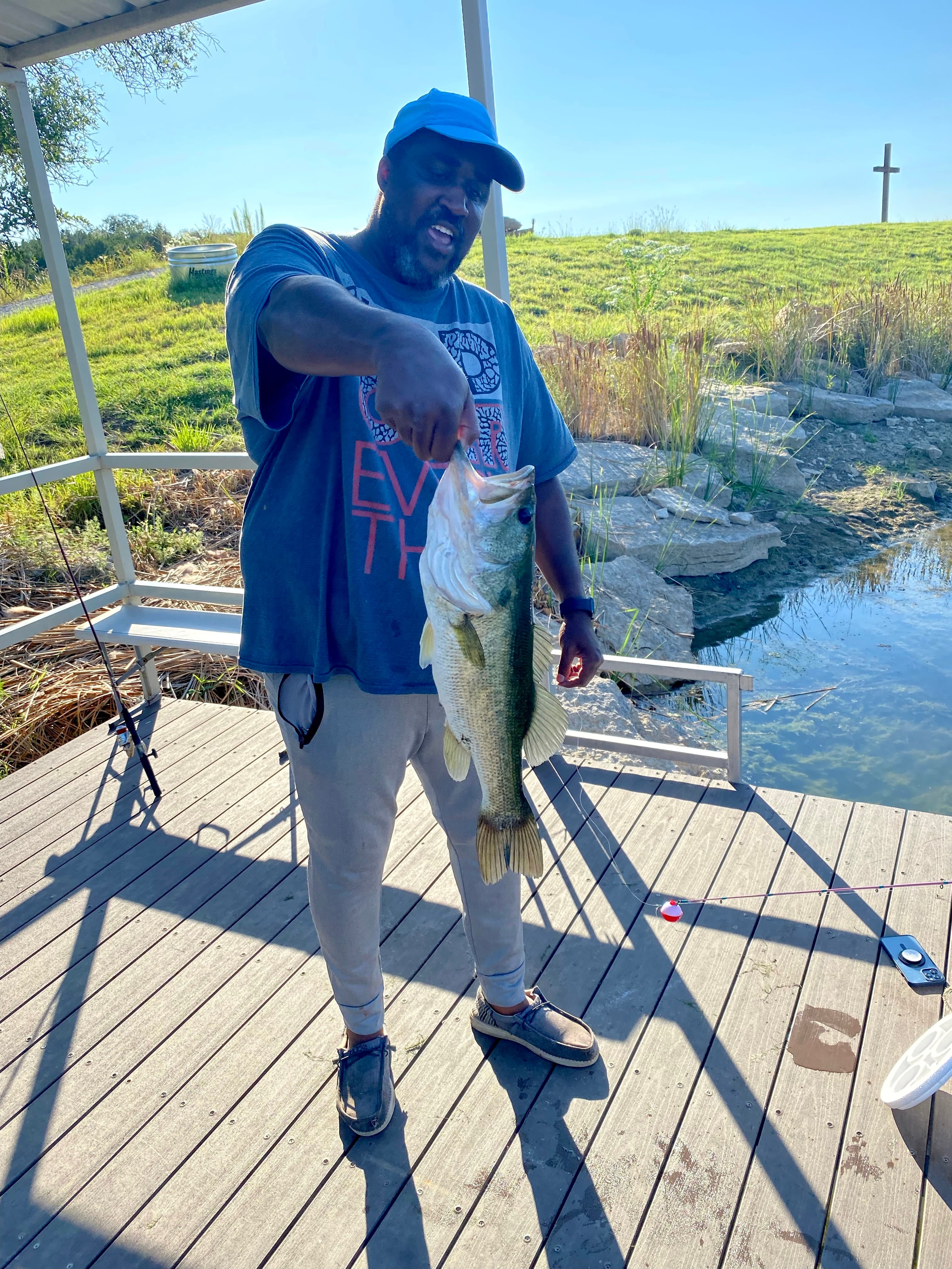 Big Bass Top of Dam