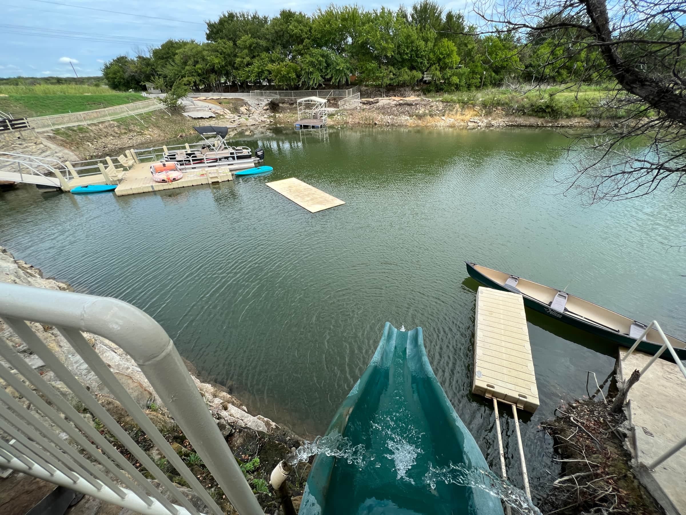 Lake Godstone Lodge Waterslide and Dock