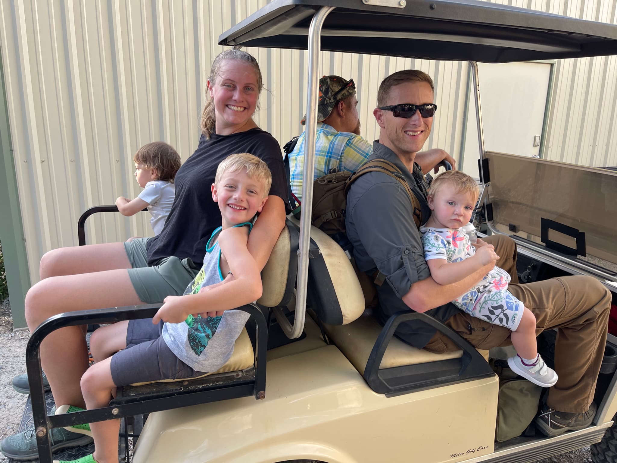 Texas Family Reunion Lake Godstone Rental Cart Guests