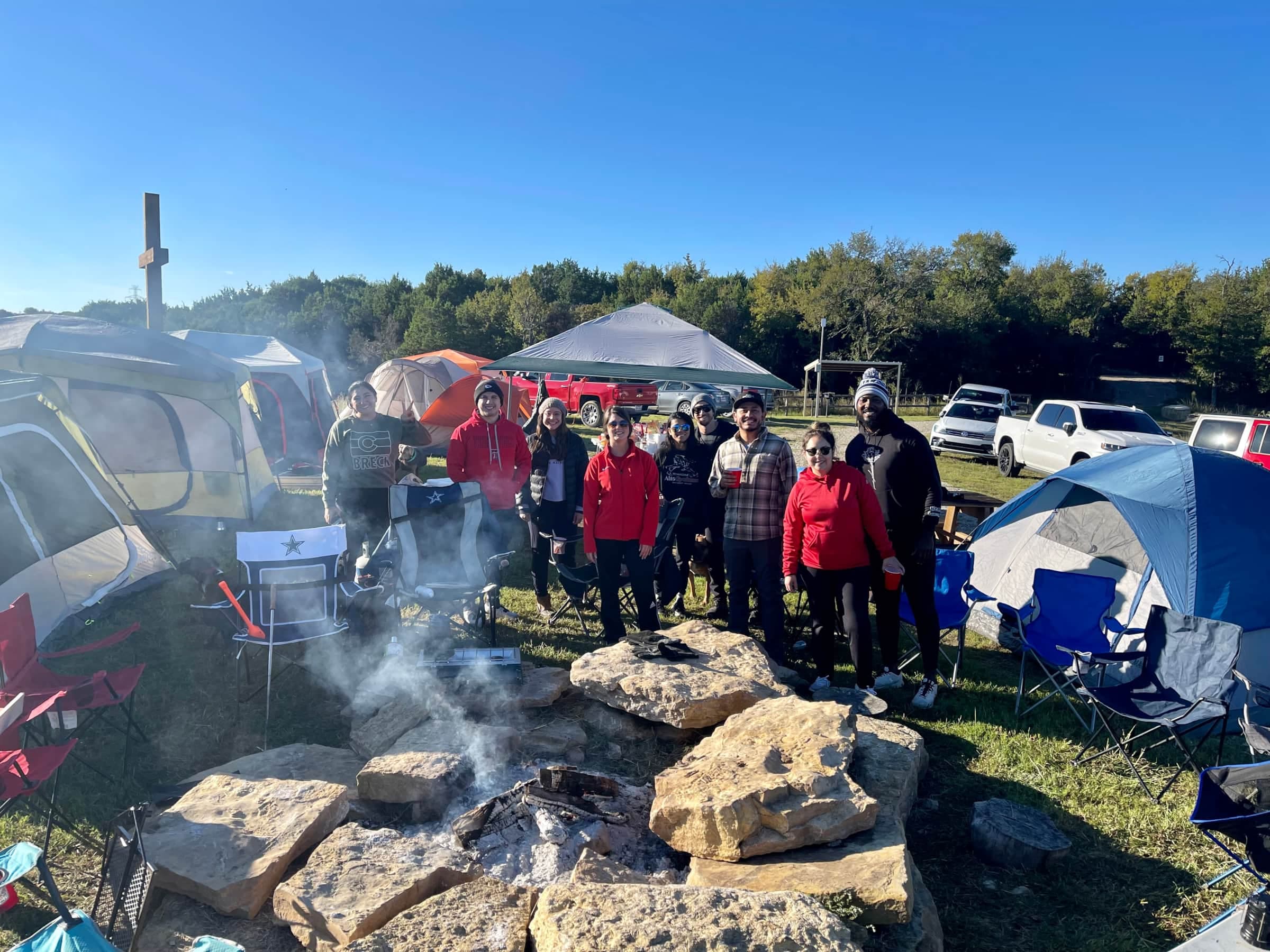 Group campground at Lake Godstone