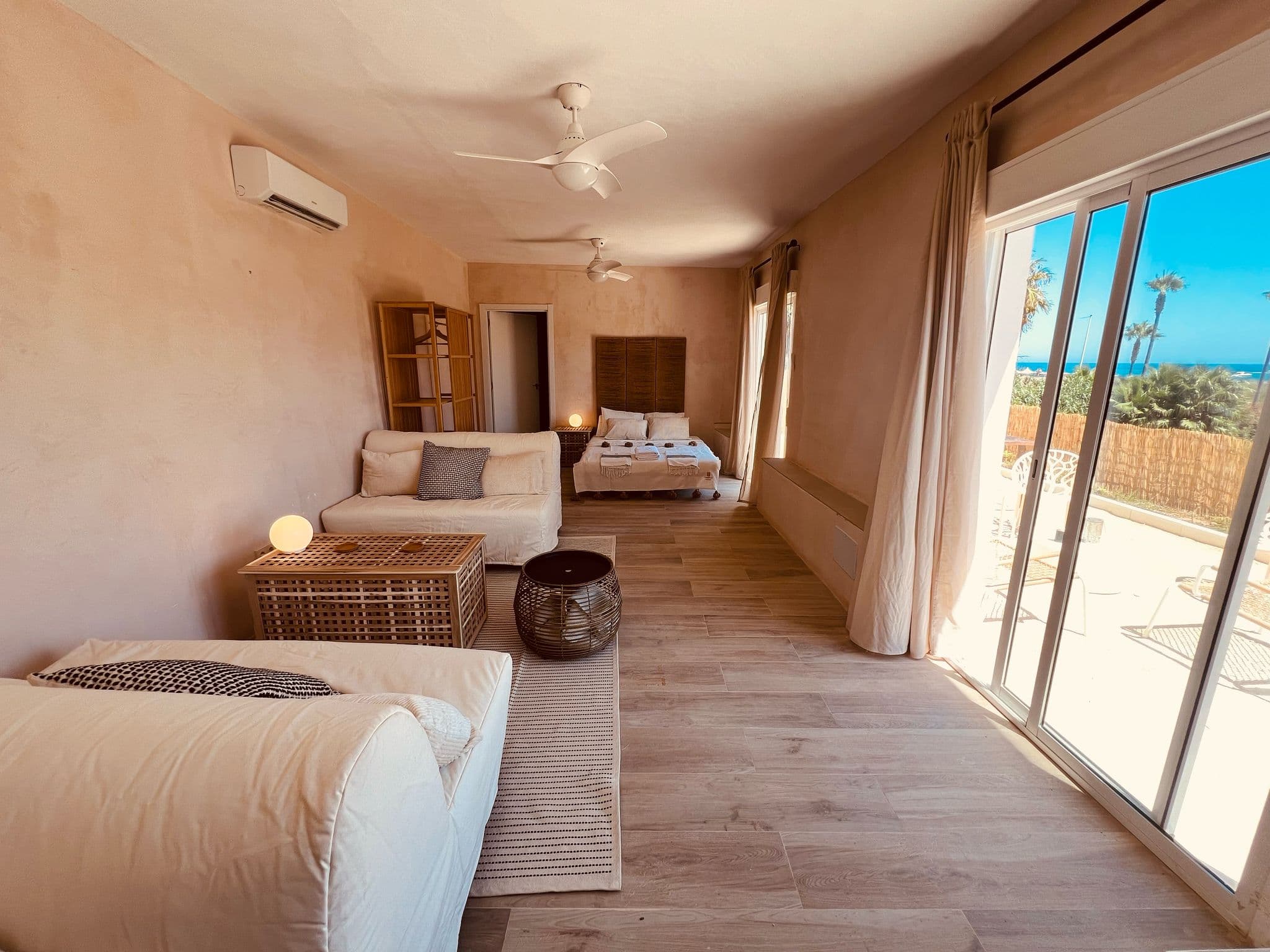 Living room with bedroom