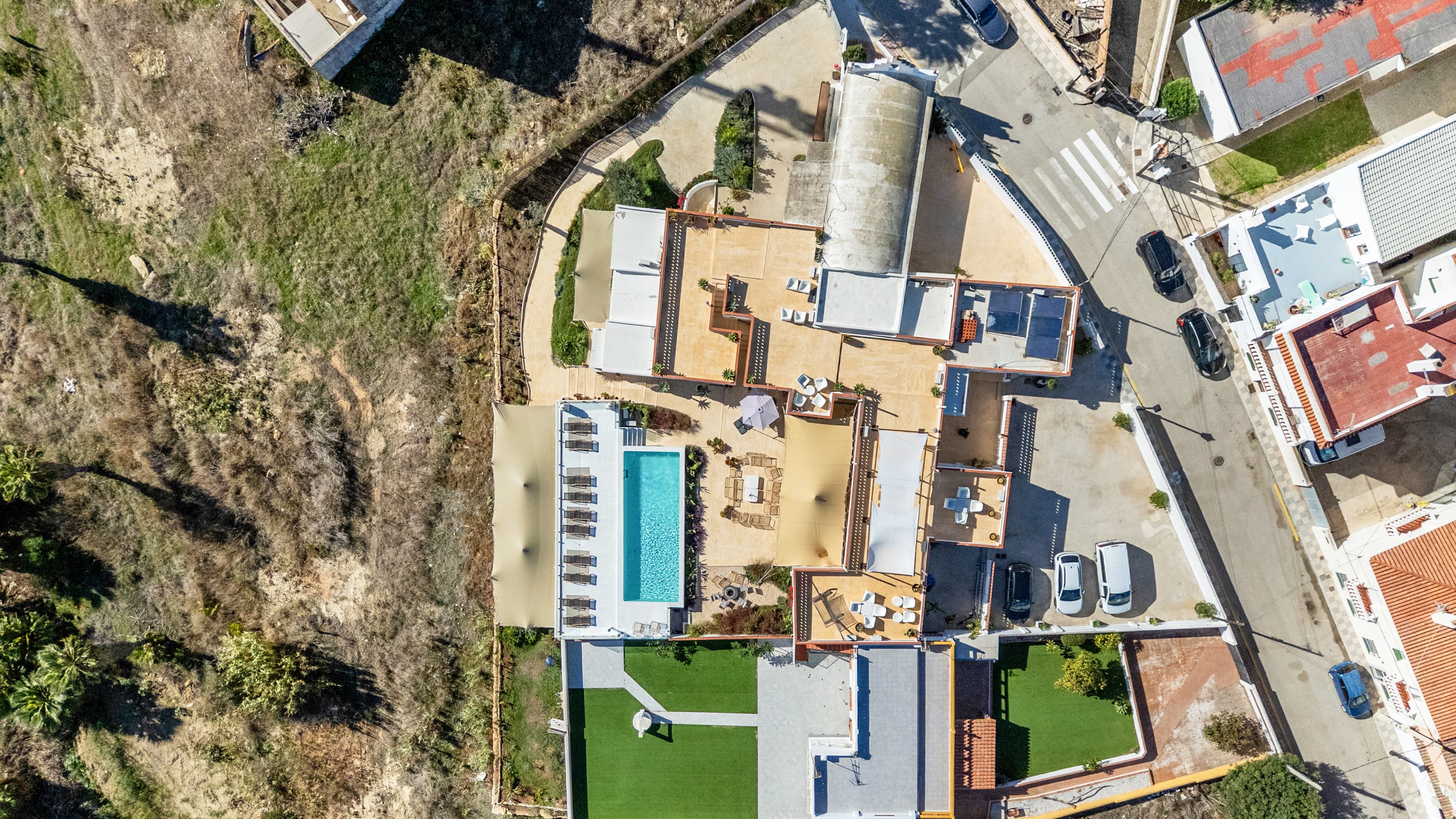 Aerial view of Templo