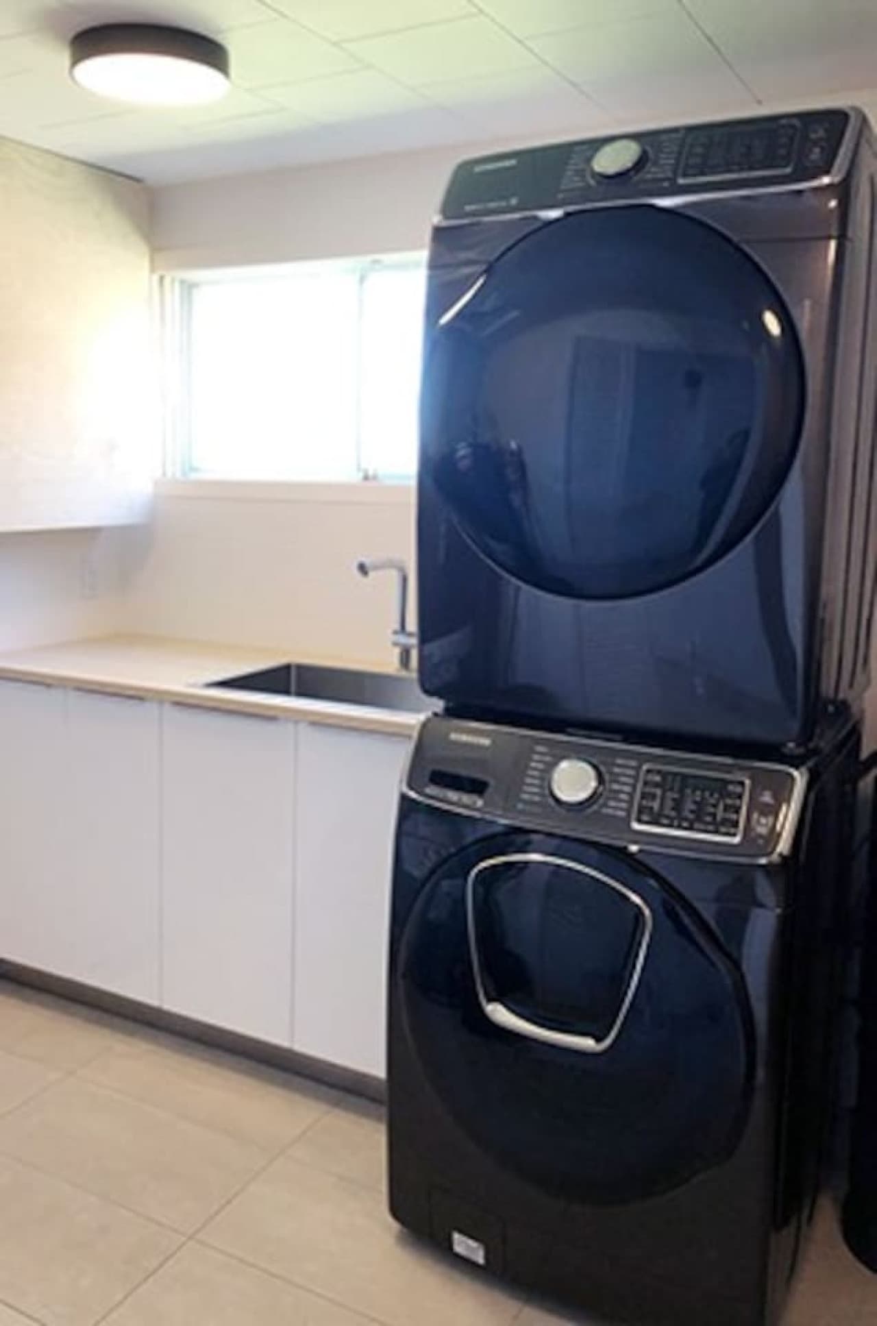 Feel free to do some laundry while you are here.