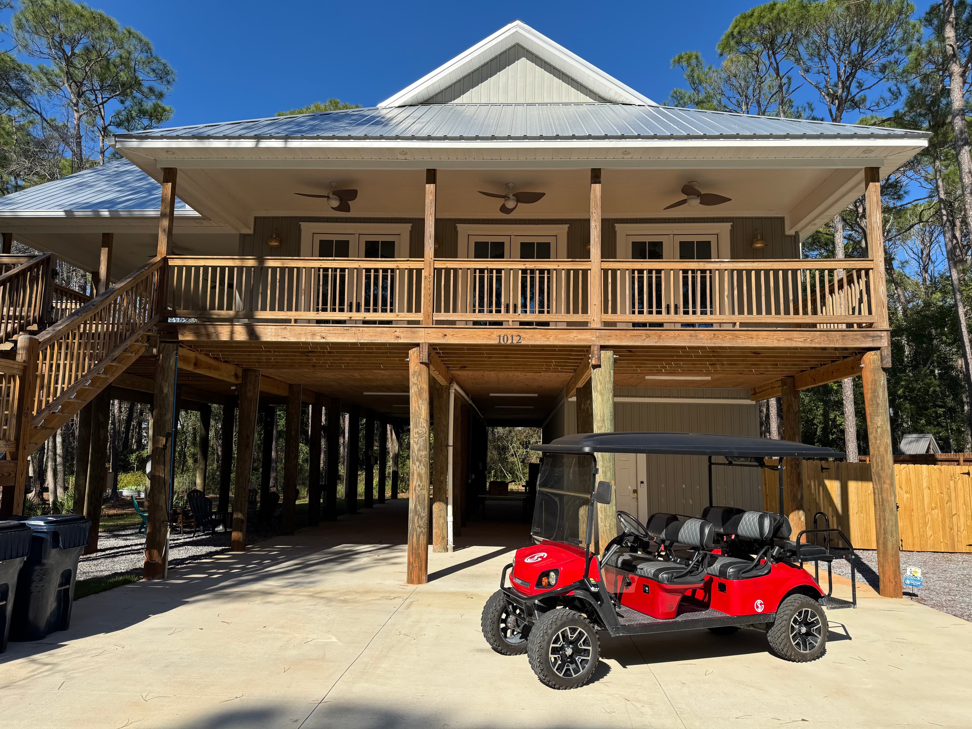 House with cart