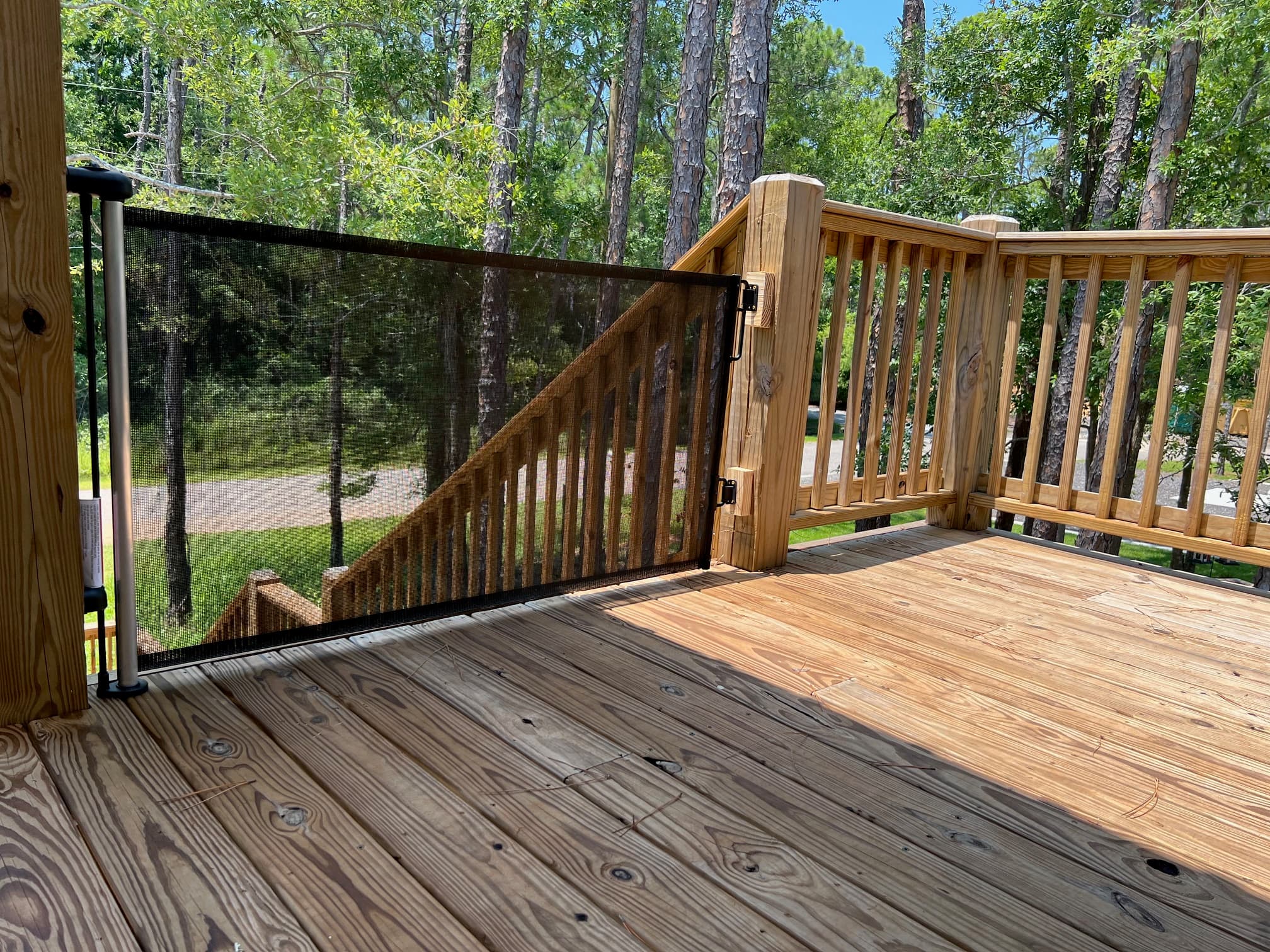Retractable gate upstairs just in case
