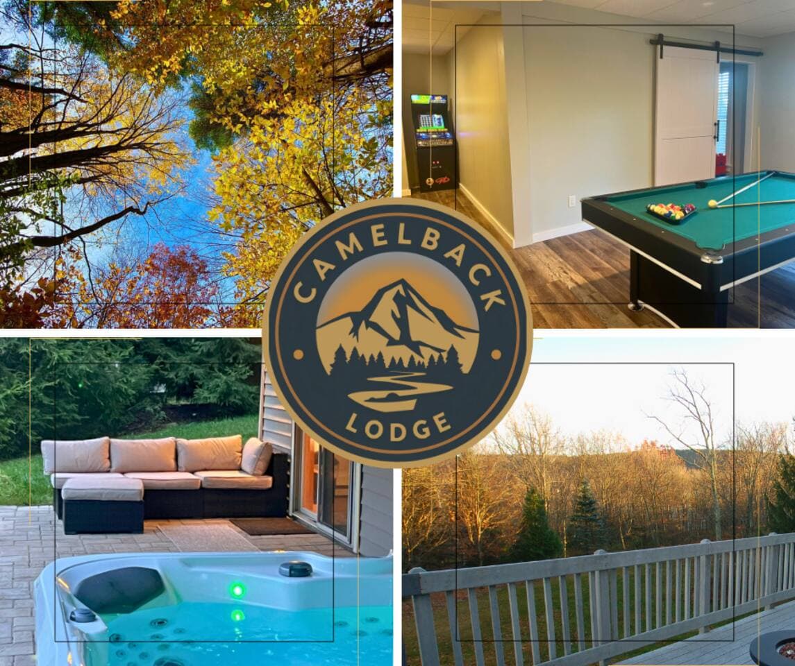 Camelback Lodge | HotTub | 9 Beds | GameRoom