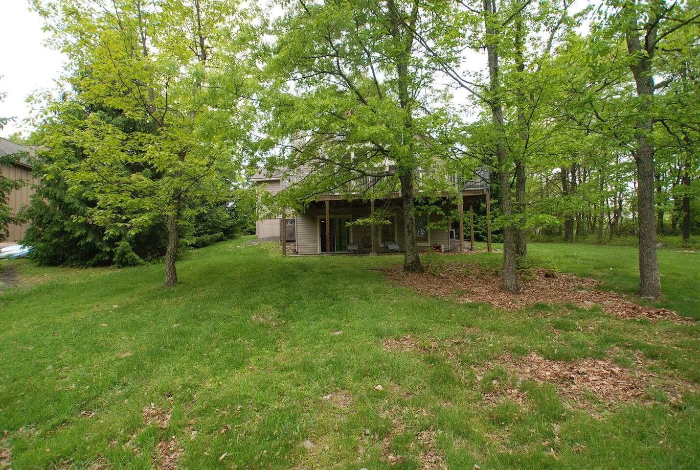 private backyard