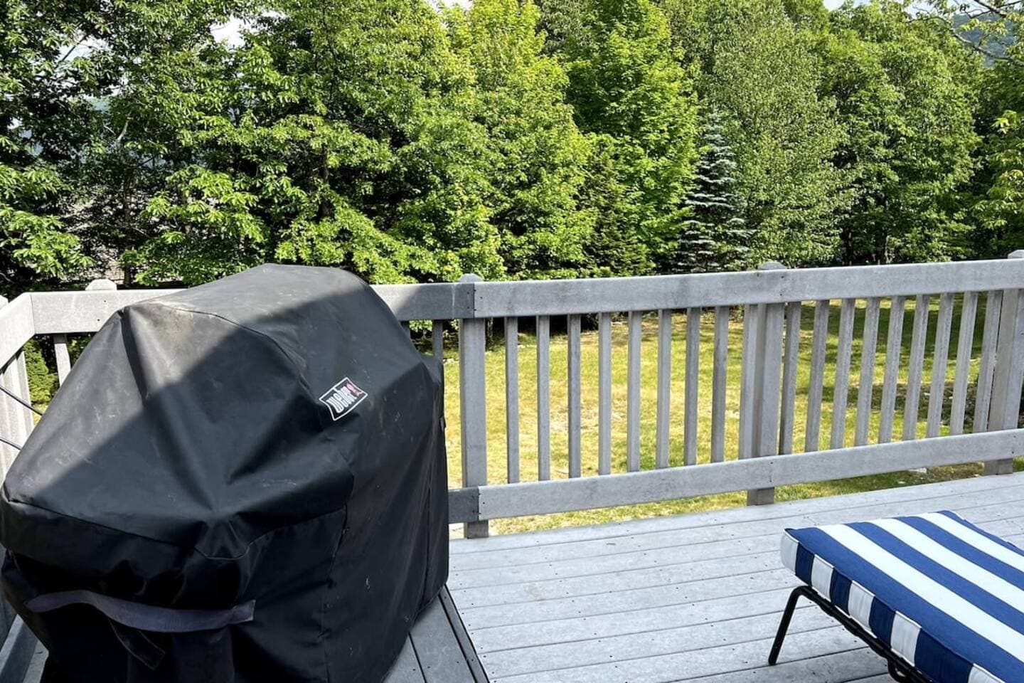 Grill while enjoying the peaceful vistas