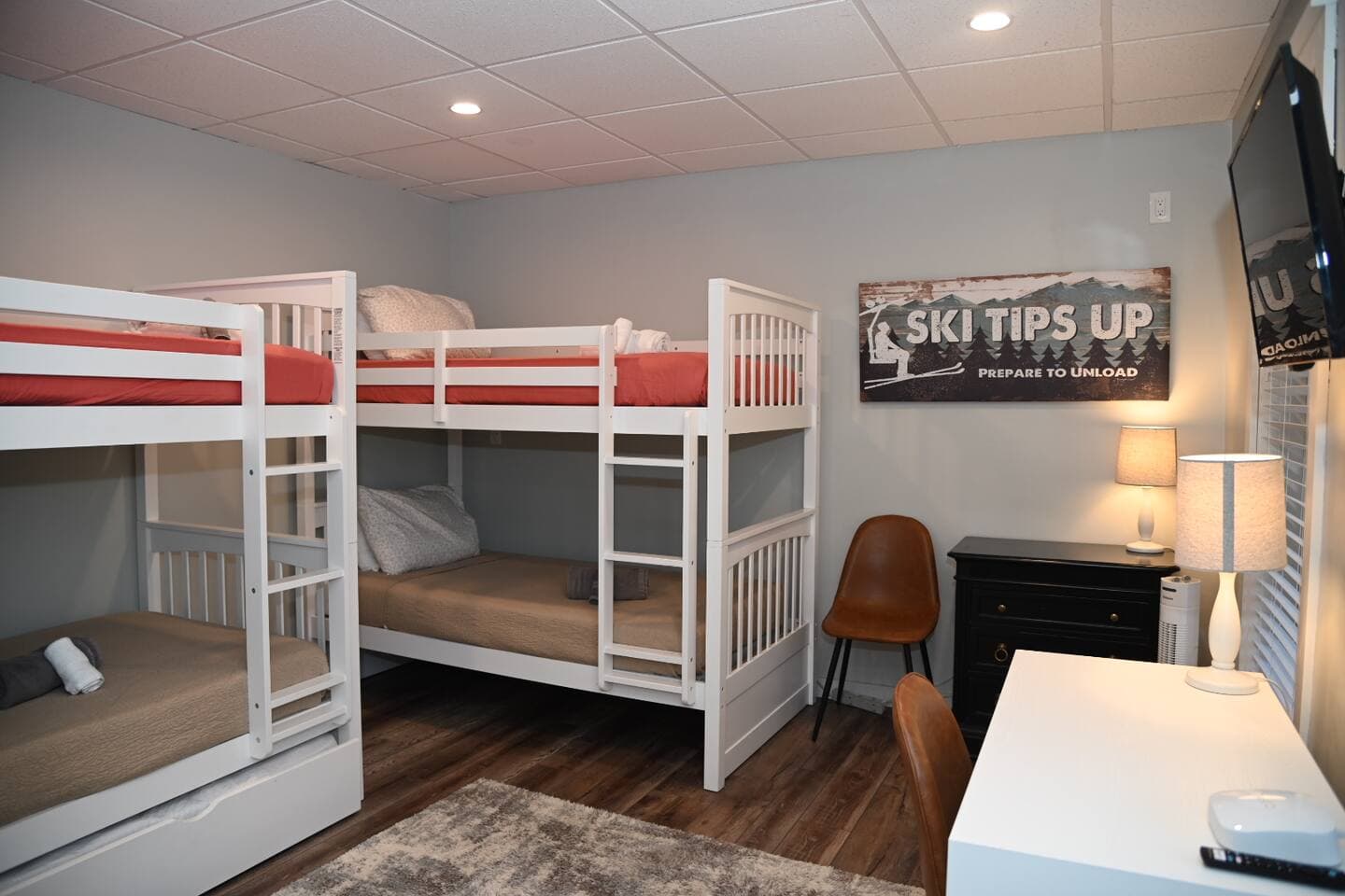 Bedroom 4.  Basement.