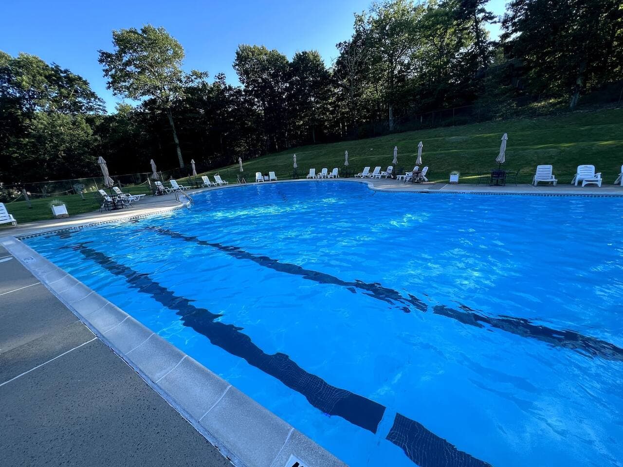 Huge heated community pool