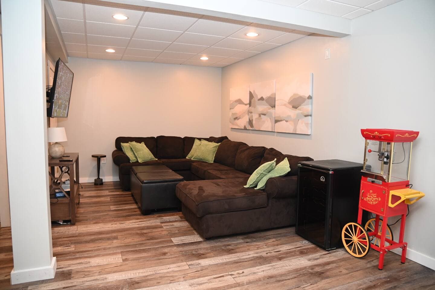 Basement TV Area