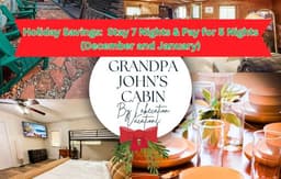 Cabin in Four Seasons-2BD/2BA/Grill/Firepit-8 PP