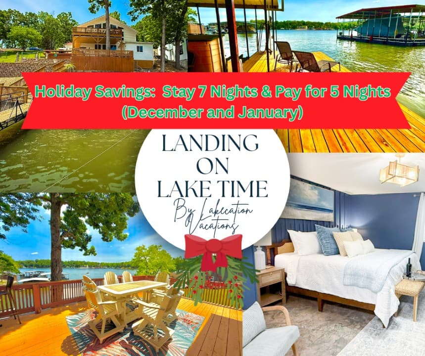 Landing on Lake Time-Lakefront 4BD/2BA/Dock/Deck