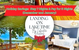 Landing on Lake Time-Lakefront 4BD/2BA/Dock/Deck